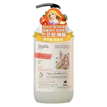 J.Mella во Франции Disney Spring Apple Hair Perfume Shampoo с цветочным ароматом яблока, 1 л, 1 шт.