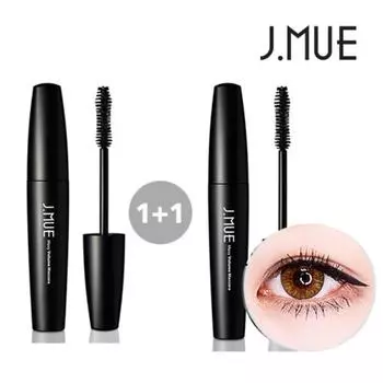 J.Mu 1+1 тушь для ресниц с сильным водостойким эффектом, тушь 1+1, 1 шт.