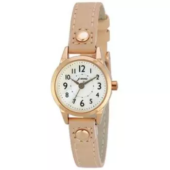 J-ОСЬ AL1312-IV (J-axis LS женские модные часы кварцевый кожаный ремешок слоновая кость солнце пламя) Круглые часы