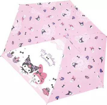 J s Planning Folding Umbrella My Melody & Kuromi Cosmetics 53cm 90443