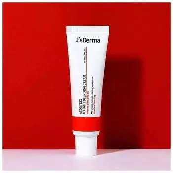 J sDerma Acnetrix D Light Blending Cream 50 мл, Успокаивающий, Контроль жирности, Увлажняющий, Корейская косметика, Kbeauty, образец