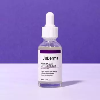 J sDerma Returnage Lifting Serum 30 мл, ,Против морщин, Антивозрастной, Увлажняющий, Корейская косметика, Kbeauty, образец