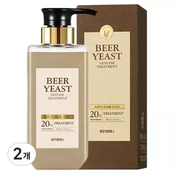 J.Sup Beer Yeast Glycine Hair Treatment, 500 мл, 2 шт.