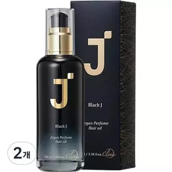 J.Sup Black J Argan Perfume Hair Oil, 100ml, 2 units