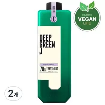 J.Sup Deep Green J Aroma Слегка кисловатый веганский уход Французская лаванда, 1000 мл, 2 шт.