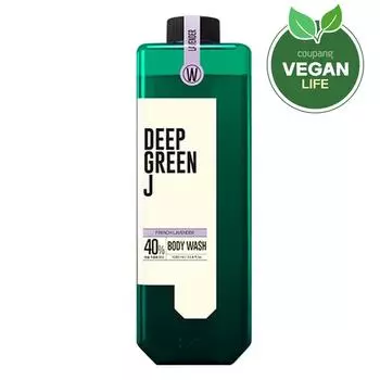 J.Sup Deep Green J Aroma Vegan Body Wash Lavender, 1L, 1 unit