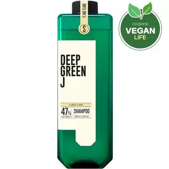 J.Sup Deep Green J Aroma Веганский шампунь с ароматом иланг-иланга, 1 л, 1 шт.