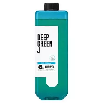 J.Sup Deep Green J Tea Tree Hair Loss Oily Cool Shampoo, 1L, 1 unit