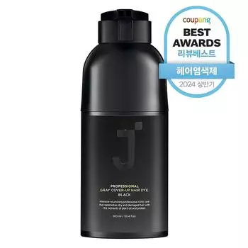 J.Sup Professional Cover-Up Gray Hair Dye 300 мл, черный, 1 шт.