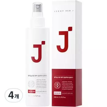 J.Sup Red J Healing Fixer Plus Hair Spray, 200ml, 4 pcs.