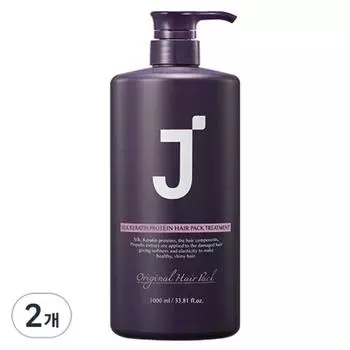 J.Sup Silk Keratin Protein Hair Pack Treatment, 1 л, 2 шт.