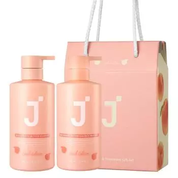 J.Sup Silk Keratin Protein Shampoo Peach Edition + Подарочный набор для ухода, 1 набор
