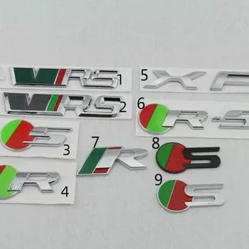 Ja + gu + ar багажник автомобиля металлические 3D модифицированные наклейки VRS буквы наклейки на автомобиль украшение автомобиля 1