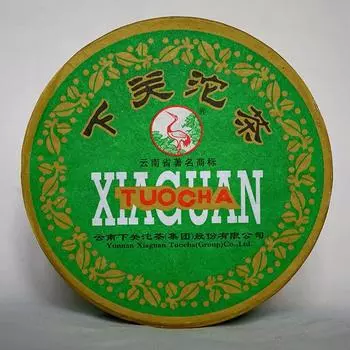 JA JI TUO CHA * 2007 XiaGuan TuoCha Пуэр Пу Эр Пуэр Чай, 200 г, сырая зеленая коробка 200g