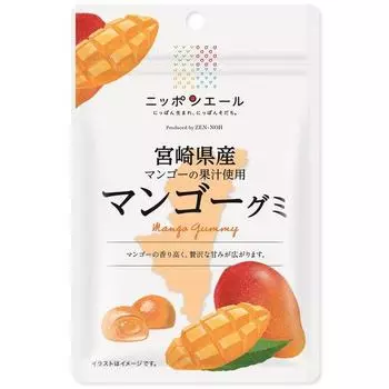 JA Nippon Ale Miyazaki Mango Gummi 40 г Бренд Nippon Ale с крылатой фразой «рожденный в Японии», Nippon-sod Бренд Nippon Ale с крылатой фразой «рожденный в Японии», 1
