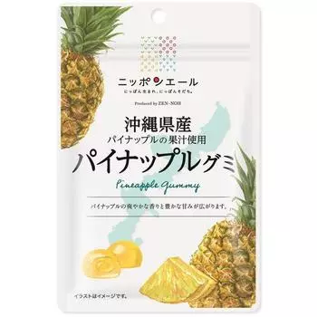 JA Nippon Ale Okinawa Pineapple Gummi 40 гБренд Nippon Ale с крылатой фразой «рожденный в Японии», Nippon-Бренд Nippon Ale с крылатой фразой «рожденный в Японии», 1