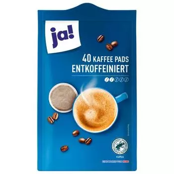 ja ya декофеинизированные кофейные капсулы 40 шт.