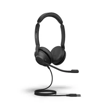Jabra Evolve2 30 SE Проводная стереогарнитура с шумоподавлением Технология вызова с двумя микрофонами и кабель Сертификация MS Team Совместимость со всеми другими платформами