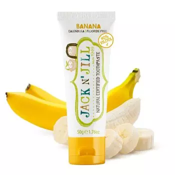 Jack and Jill toothpaste gel banana 50g
