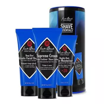 Jack Black Shave Essentials Deep Dive/Supreme Cream/Double Duty Shaving Trio Set, 1 предмет