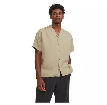 Jack & Jones Aaron Tencel Resort рубашка с коротким рукавом S