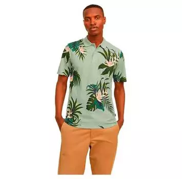 Jack & Jones Blapalma Aop поло с короткими рукавами M