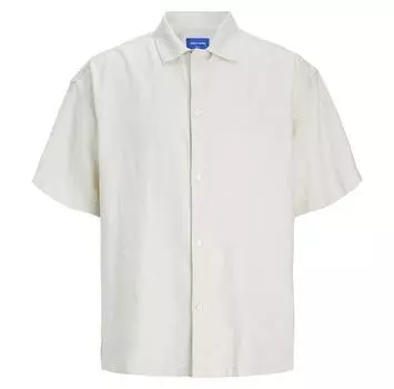 Jack & Jones Faro Linen Oversized рубашка с коротким рукавом S