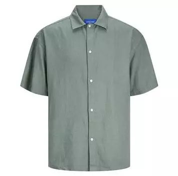 Jack & Jones Faro Linen Oversized рубашка с коротким рукавом L