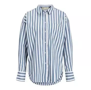 Jack & Jones Jamie Relaxed Poplin Noos JJXX рубашка с длинным рукавом XS