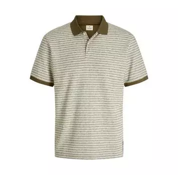 Jack & Jones Kean Striped поло с короткими рукавами M
