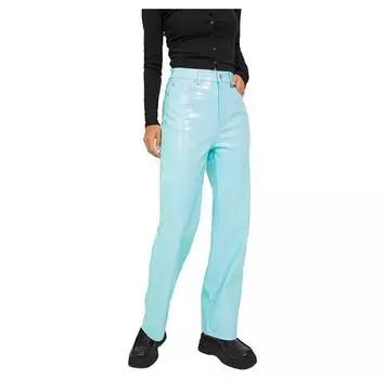 Jack & Jones Kenya Straight Faux Leat high waist брюки M