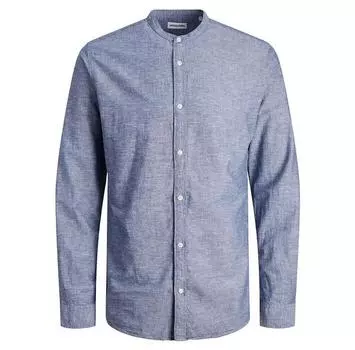 Jack & Jones Linen Band рубашка с длинным рукавом S
