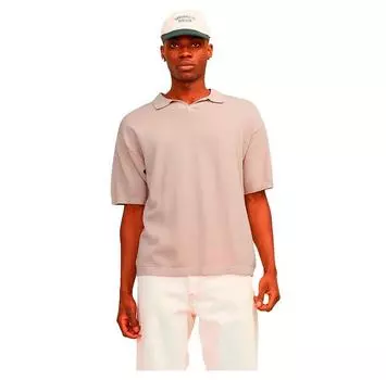 Jack & Jones Linen Knit поло с короткими рукавами M