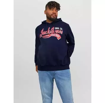Jack & Jones Logo 2 Col Plus Size худи 2XL