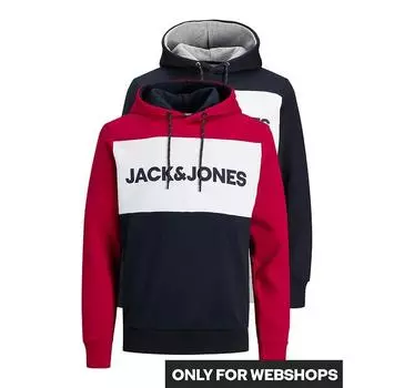 Jack & Jones Logo Blocking худи 2 units XL