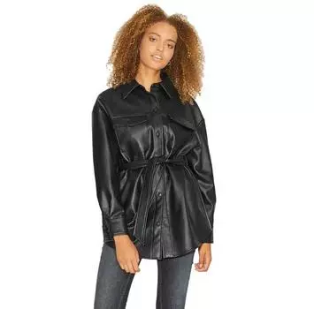 Jack & Jones Luna Overshirt Leather JJXX куртка XS