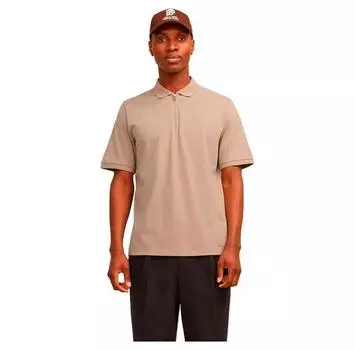 Jack & Jones Mac Zip поло с короткими рукавами S