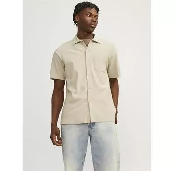 Jack & Jones Mykonos Plisse рубашка с коротким рукавом L