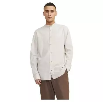Jack & Jones Summer Band Linen рубашка с длинным рукавом L