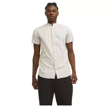Jack & Jones Summer Band Linen рубашка с коротким рукавом M