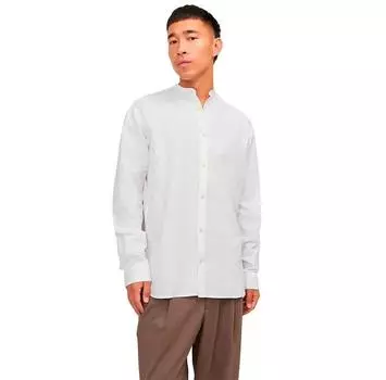 Jack & Jones Summer Band Linen рубашка с длинным рукавом M