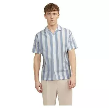 Jack & Jones Summer Stripe Resort рубашка с коротким рукавом L