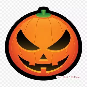 Jack O Lantern Ico Jack O Lantern, термопечать, виниловые нашивки, наклейки для одежды, аппликации «сделай сам», моющиеся нашивки