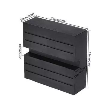 Jack Rubber Pad Универсальный автомобильный квадратный черный противоскользящий адаптер для рейки Адаптер Jack Guard Pad 1 PCS