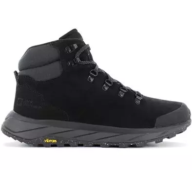Jack Wolfskin Terraventure Urban Mid M - Мужские походные туфли кожаные черные 4053561-6000 ОРИГИНАЛ