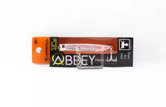 Jackall Abbey Pencil Slim 60S Тонущая приманка Plankton Clear (7510)