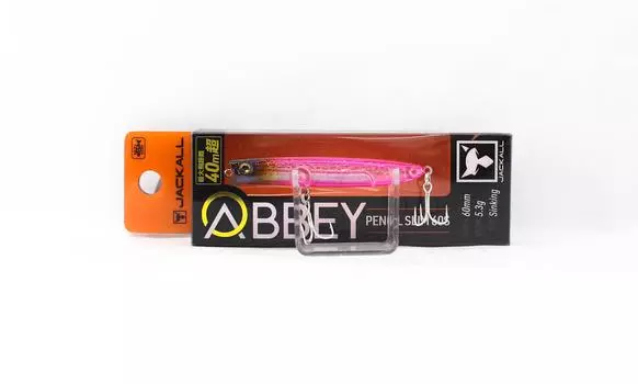 Jackall Abbey Pencil Slim 60S Тонущая приманка Сексуальная призма (7558)