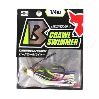 Jackall B Crawl Swimmer 1/4 oz Hanabi Stripe (1328)