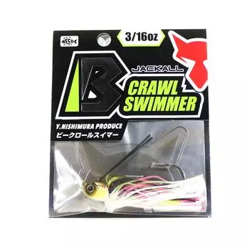 Jackall B Crawl Swimmer, 3/16 унции Hanabi Stripe (1243)