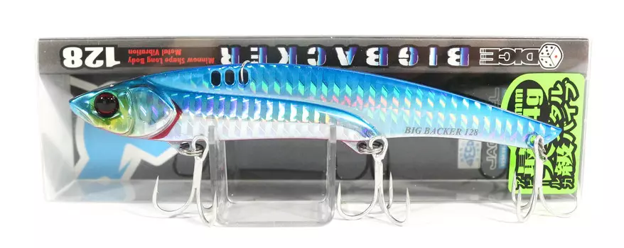 Jackall Big Backer 128 Metal Vibe 44 грамма Тонущая приманка Синий Розовый (3142)